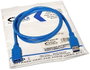 Nanocable Cable de Extensión USB 3.0, 2m, Azul
